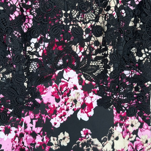 Antonio Melani Women's Dress Multicolor Sheath Lace Floral Size 6 NWT - Picture 5 of 6